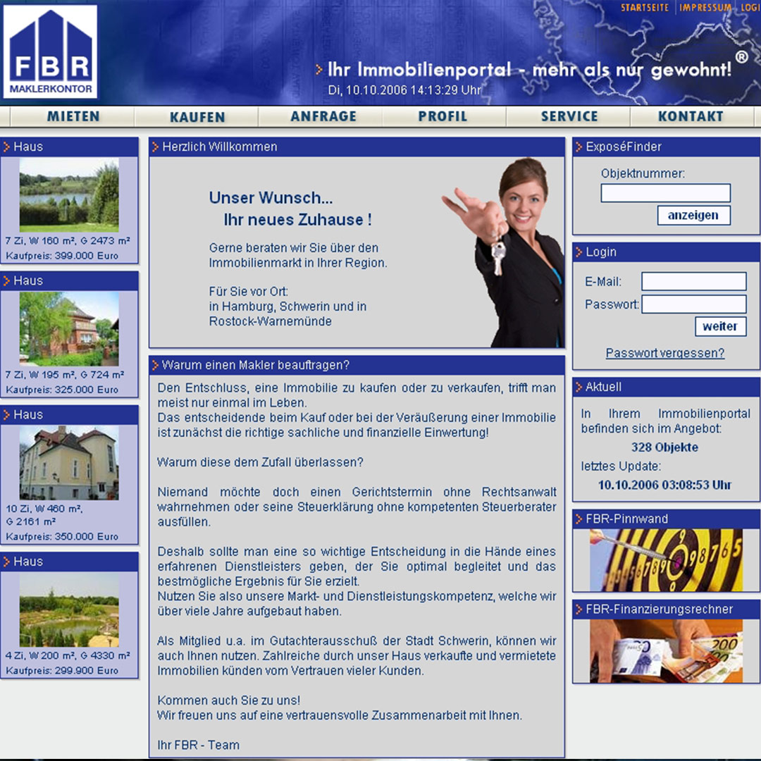 Erste Homepage